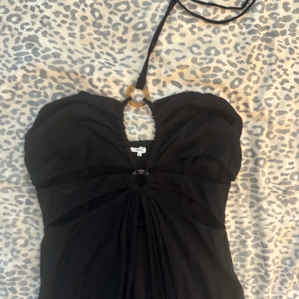 TULAROSA NEW! MIDI top with cutouts and open on front 
Wear over shorts/ bikini